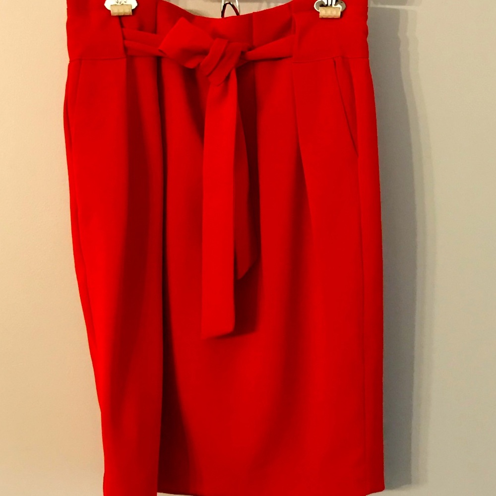 Apple Red Melanie Lyne Pencil Skirt size 6